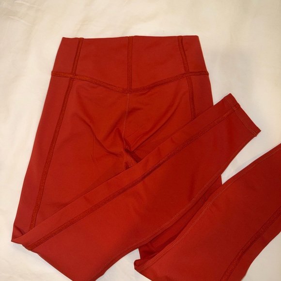 Fabletics Orange Leggings XXS - Picture 4 of 6